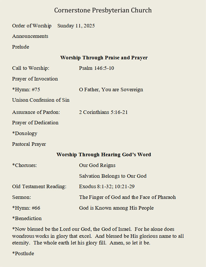 Weekly Bulletin