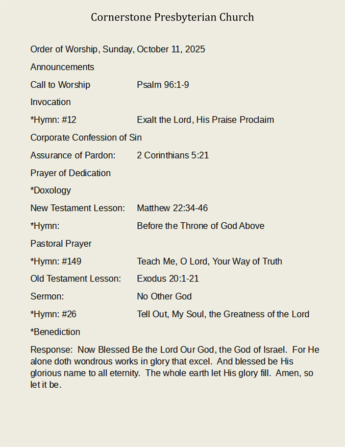 Weekly Bulletin