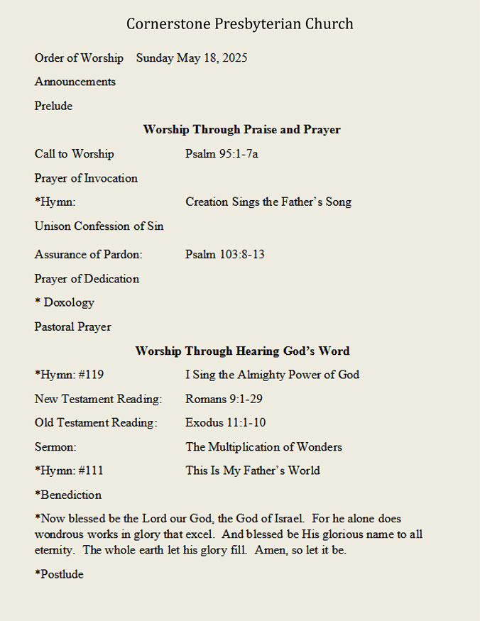 Weekly Bulletin