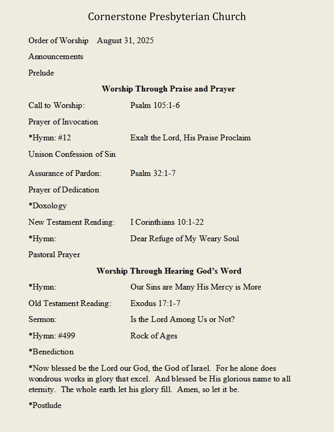 Weekly Bulletin