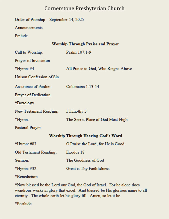 Weekly Bulletin