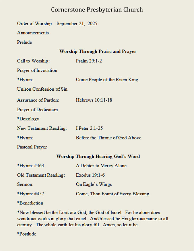 Weekly Bulletin