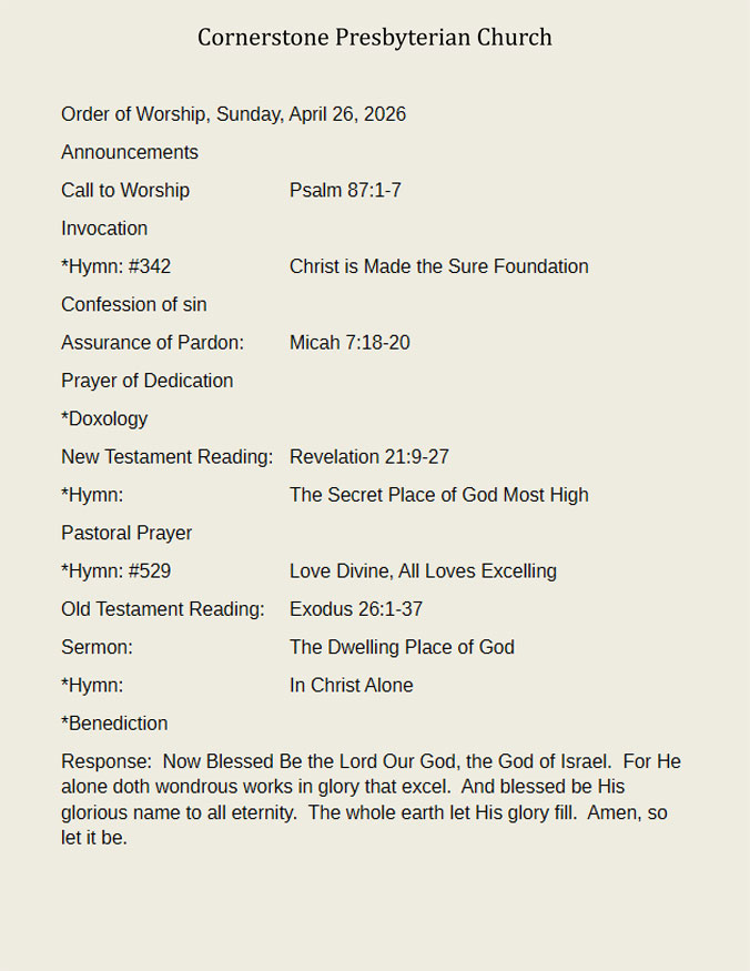 Weekly Bulletin
