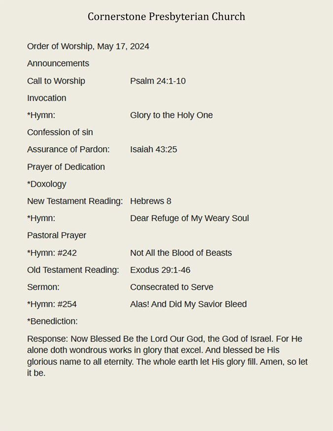 Weekly Bulletin