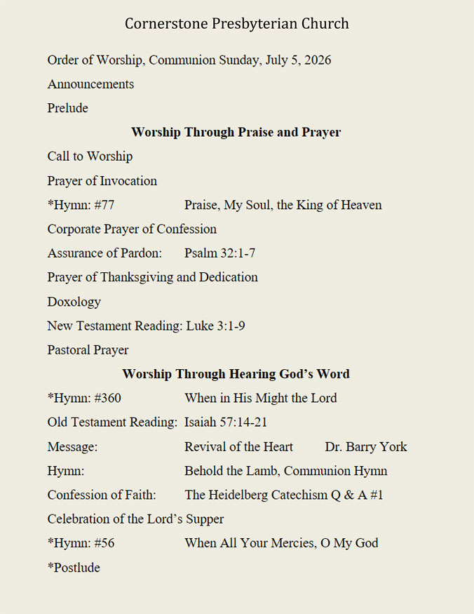 Weekly Bulletin
