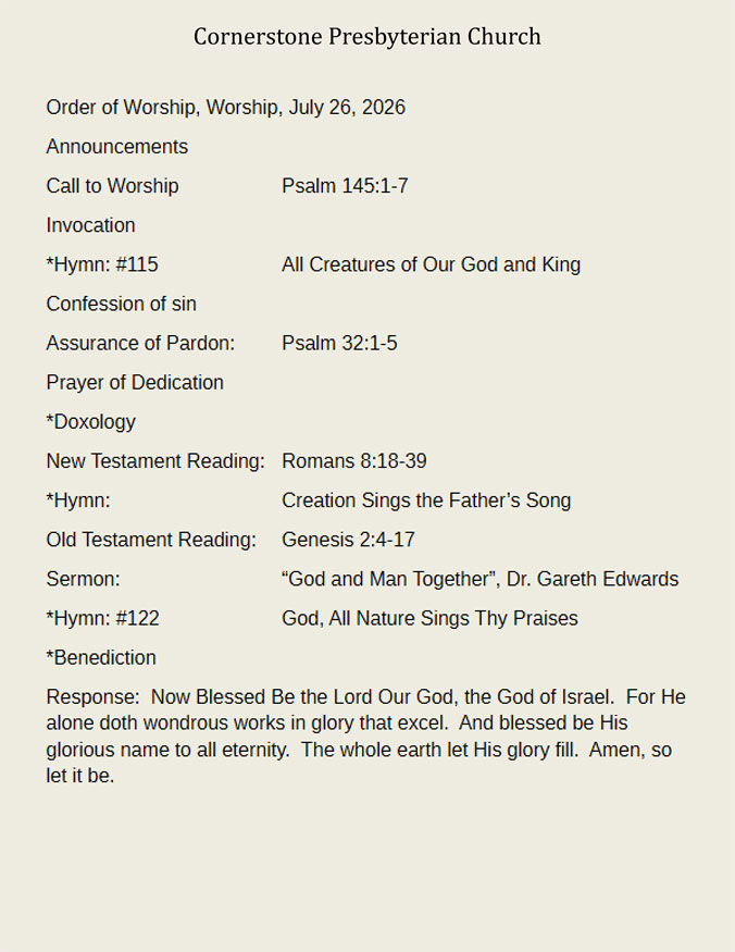 Weekly Bulletin